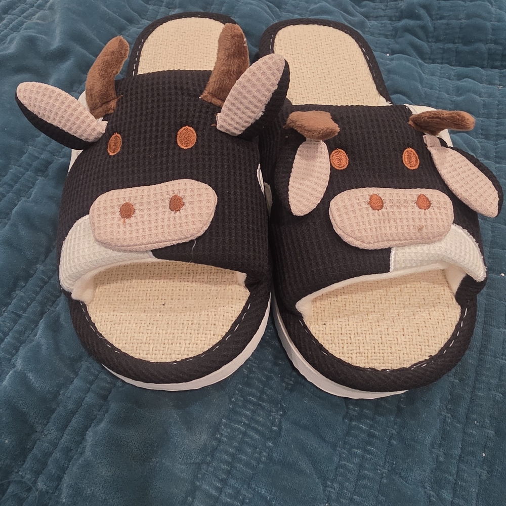 Cow Slippers